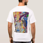 T-shirt L'art Ladyface (Dos)