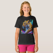 T-shirt L'art léopard (Devant entier)