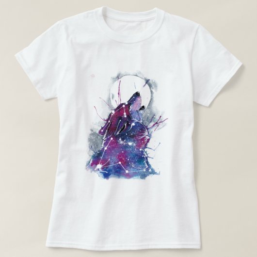 T-shirt L'art loup (Design devant)