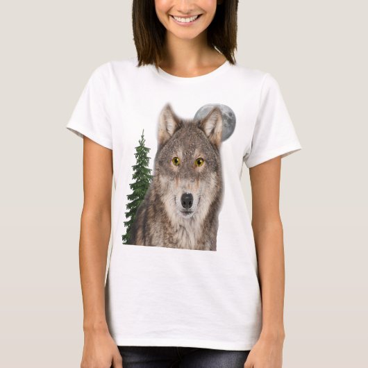 T-shirt L'art loup (Devant)