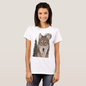 T-shirt L'art loup (Devant entier)