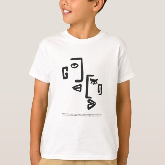 T-shirt L'art relie (Devant)