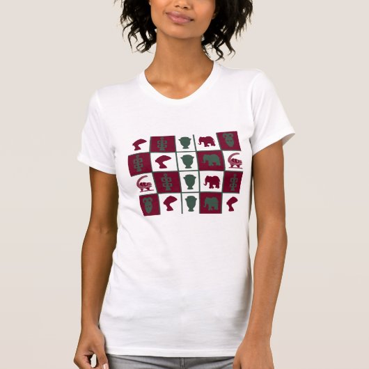 T-shirt L'art tribal abstrait africain (Devant)