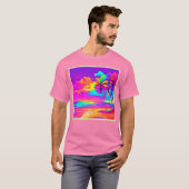 T-shirt L'art tropical vibrant (Devant entier)