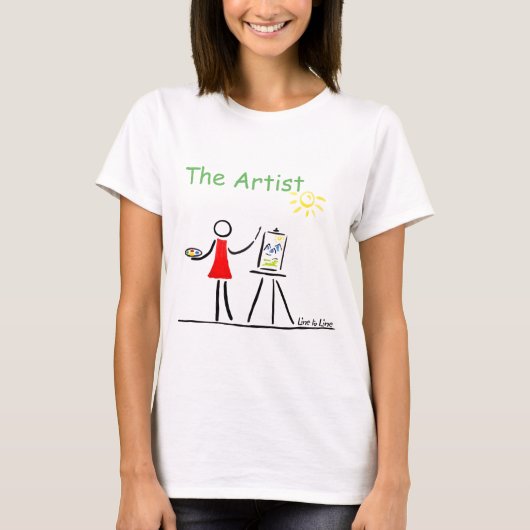 T-shirt L'artiste (Devant)