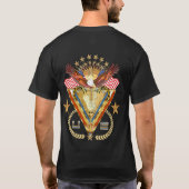 T-shirt L'artiste de vue du vétéran DAV commente (Dos)