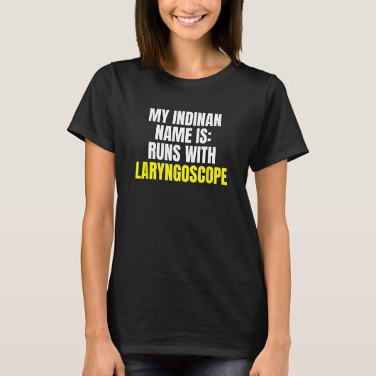 T-shirt Laryngoscope Soins respiratoires RT Infirmière Res (Devant)