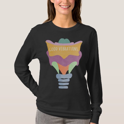 T-shirt Larynx Pun Good Vibrations (Devant)