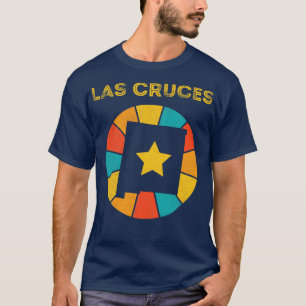 T-shirt Las Cruces Nouveau-Mexique Souvenir Vintage en dét