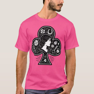 T-shirt L'As des Clubs — Lady Luck Cameo