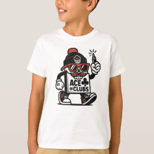 T-shirt L'As des Clubs Street Mascot — Poker Grind Crew