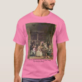 T-shirt Las Meninas (Autoportrait Avec Famille Royale) (Devant)