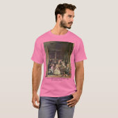 T-shirt Las Meninas (Autoportrait Avec Famille Royale) (Devant entier)