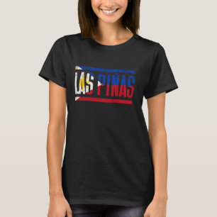 T-SHIRT LAS PIÑAS PHILIPPINES AVEC SON DRAPEAU FILIPINO FI