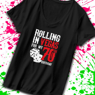 T-shirt Las Vegas 70e Birthday Party