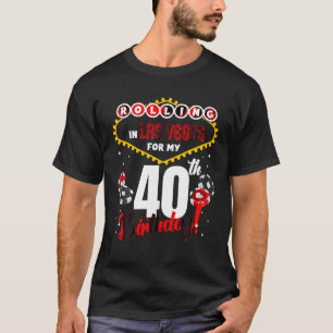 T-shirt Las Vegas Anniversaire 40ème Anniversaire Rolling
