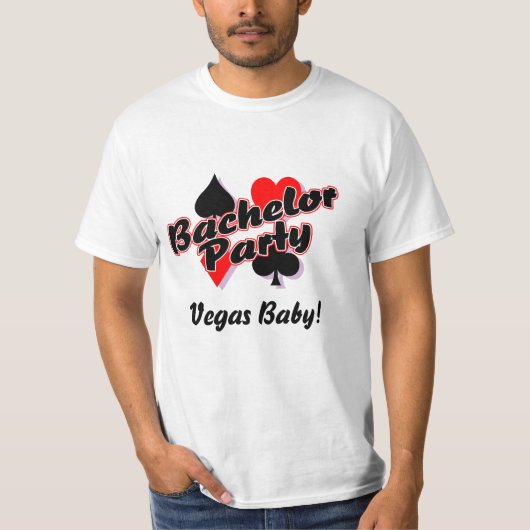 T-shirt Las Vegas Bachelor Party (Devant)