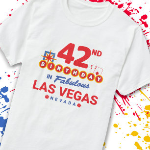 T-shirt Las Vegas Birthday Party