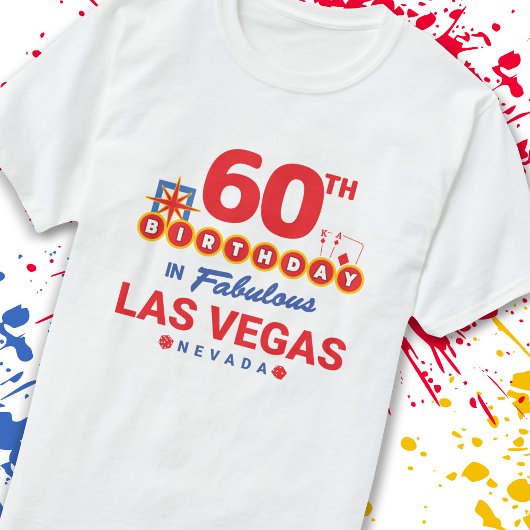 T-shirt Las Vegas Birthday Party