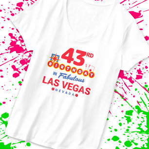 T-shirt Las Vegas Birthday Party