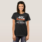 T-shirt Las Vegas Birthday Party (Devant entier)