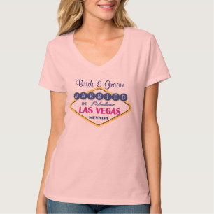 T-shirt Las Vegas Bride & Groom - Personnaliser