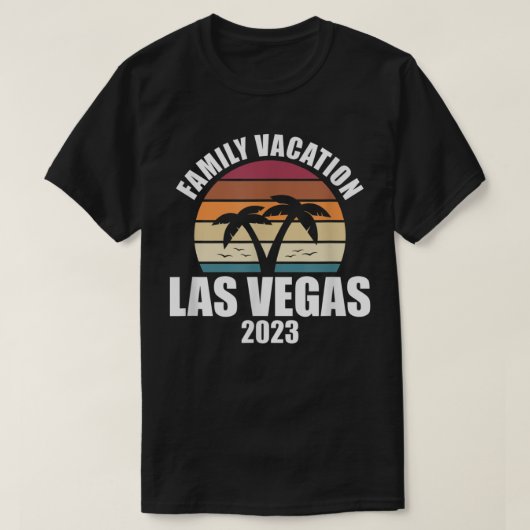 T-shirt Las Vegas Family Vacation 2023 Summer Matching Hol (Design devant)