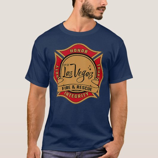 T-shirt Las Vegas Fire  Rescue Department (Devant)