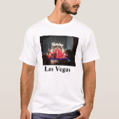 T-shirt Las Vegas Flamant rose Hotel (Devant)