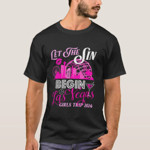 T-shirt Las Vegas Girls Trip 2024 Shirt Vegas Baby Birthda