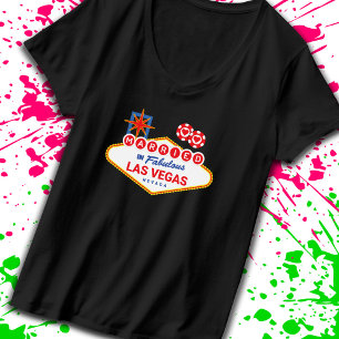 T-shirt Las Vegas Mariage - Couple marié à Las Vegas