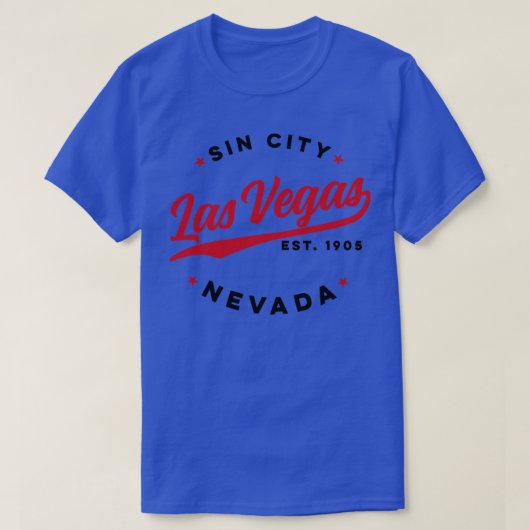 T-shirt Las Vegas Nevada (Design devant)