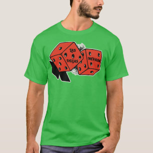 T-shirt Las Vegas Nevada Jeu Vintage Dice