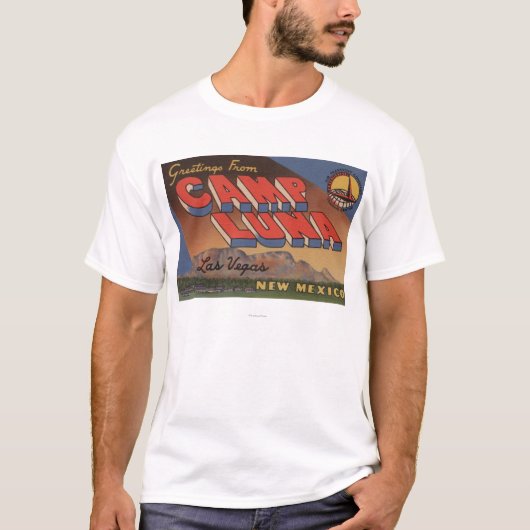 T-shirt Las Vegas, Nouveau Mexique - camp Luna (Devant)