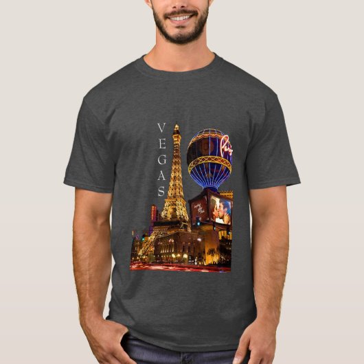 T-shirt Las Vegas Paris (Devant)