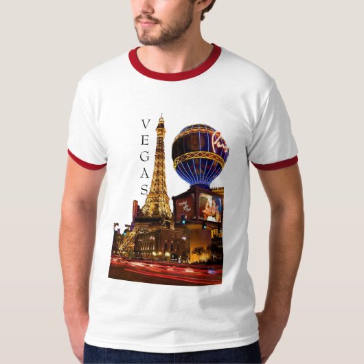 T-shirt Las Vegas Paris (Devant)