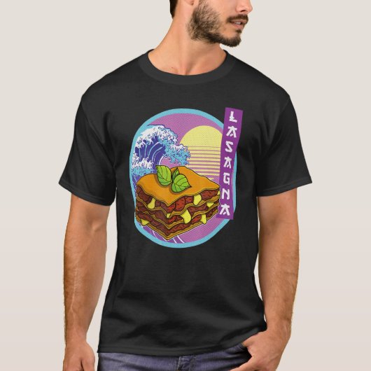 T-shirt Lasagna Pasta Italienne Cuisine Italienne Alimenta (Devant)