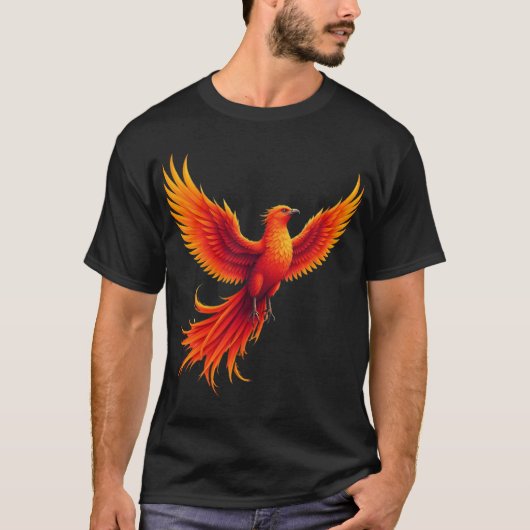 T-shirt L'Ascension du Phénix – Conception de Renaissance (Devant)