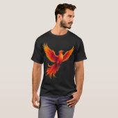 T-shirt L'Ascension du Phénix – Conception de Renaissance (Devant entier)