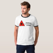 T-shirt Laser de danger (Devant entier)