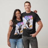 T-shirt Laser Eyes Space Guinea Pig Cat Sloth Unicorn _2 (Unisexe)