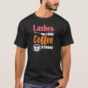 T-shirt Lashes Femen Lashes Long Café Strong Beauticier Ma
