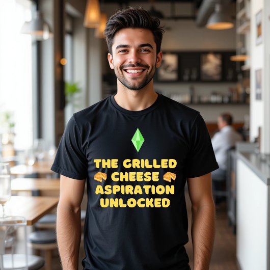 T-shirt L'Aspiration Au Fromage Grillé Déverrouillé Comple