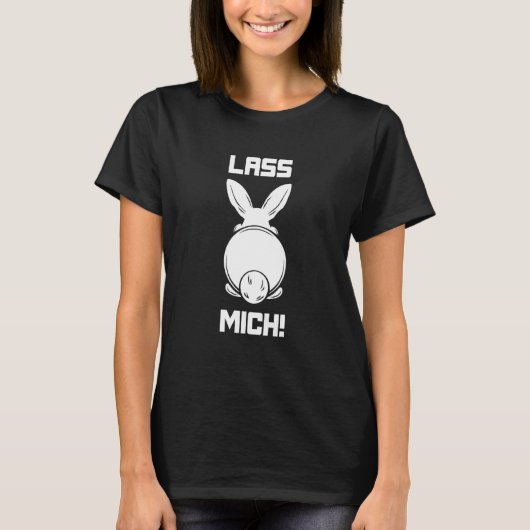 T-shirt Lass Mich Ruhe Isoler Lapin Triste (Devant)