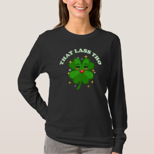 T-shirt Lass Tho Kiss Me Je suis irlandais Patrick's Day S