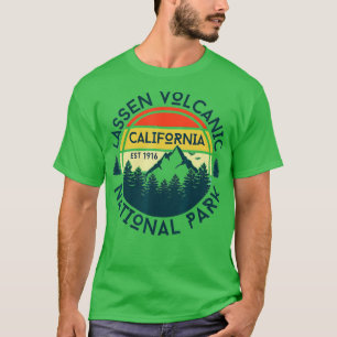 T-shirt Lassen Parc National Volcanique Californie Nature 