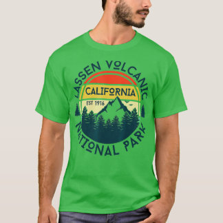 T-shirt Lassen Parc National Volcanique Californie Nature 