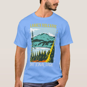T-shirt Lassen Volcanic National Park California Distresse