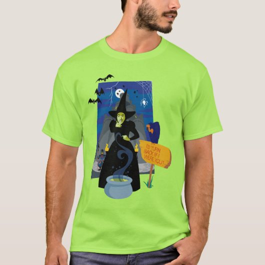 T-shirt L'Assistant D'Oz™ | La sorcière méchante (Devant)