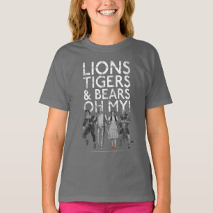 T-shirt L'Assistant D'Oz™   Lions Tigers & Ours Oh My!